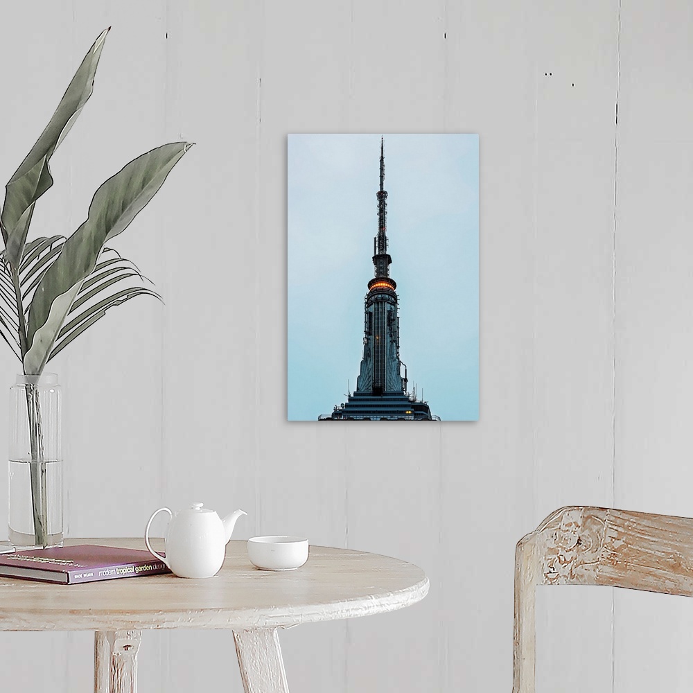 A farmhouse room featuring Empire State Building Antenna