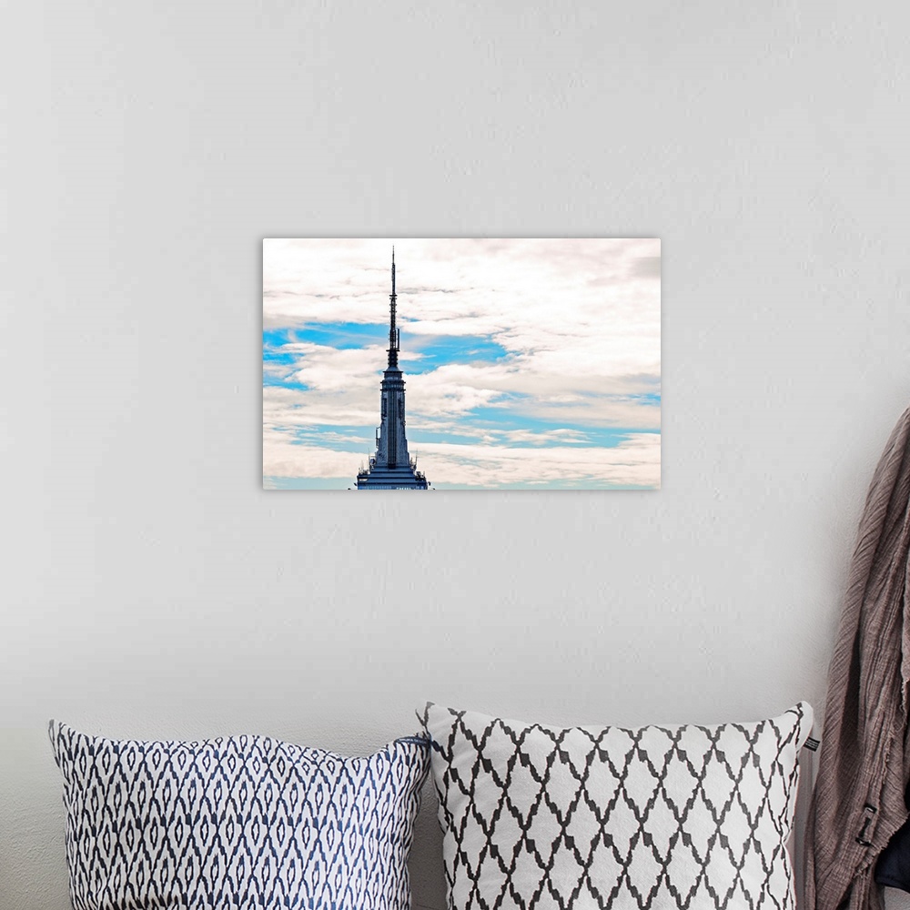 A bohemian room featuring Empire State Building Antenna