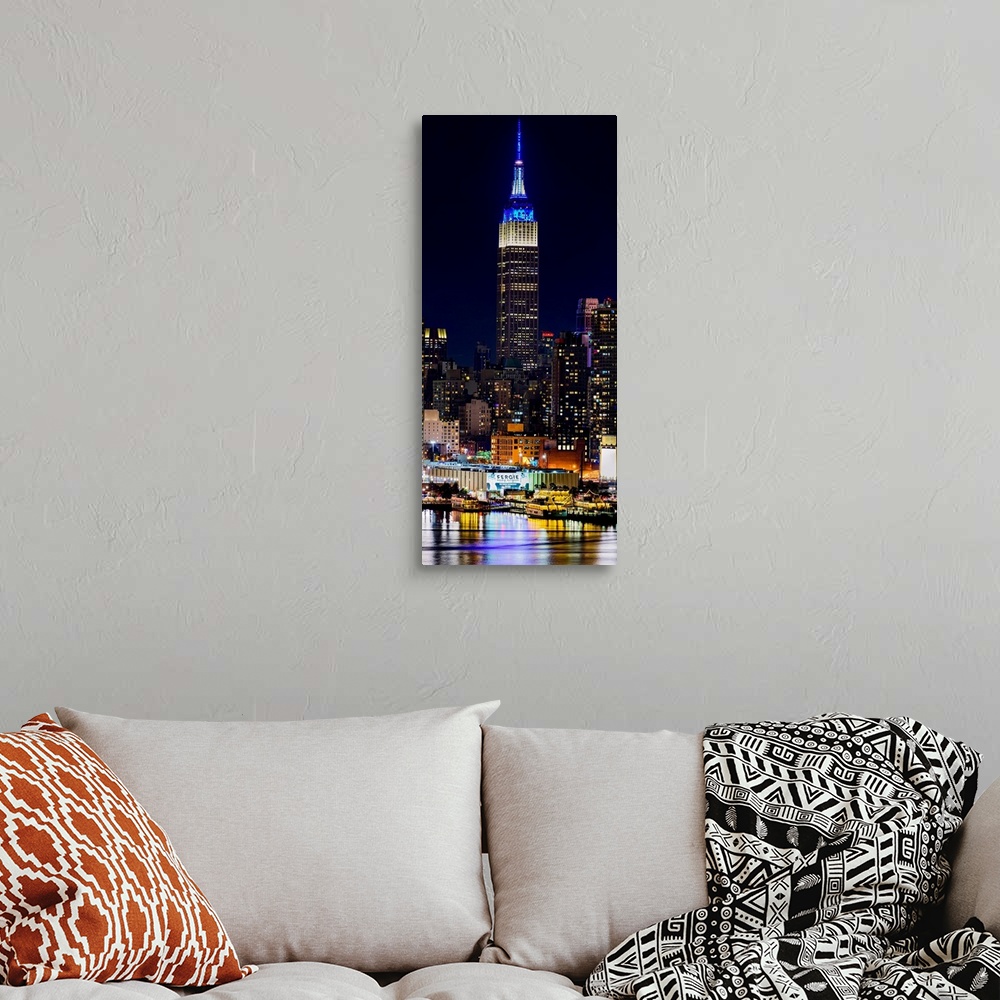 A bohemian room featuring Empire State Building At Night