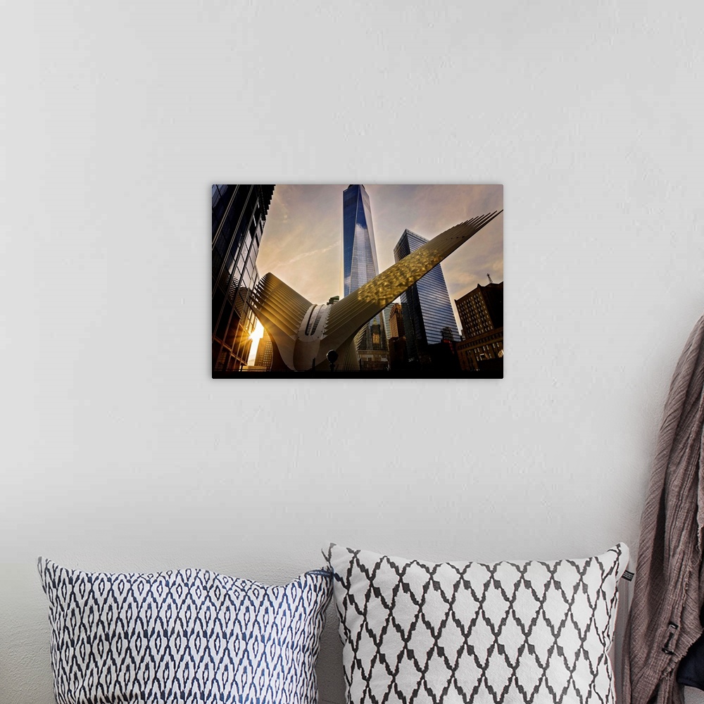 A bohemian room featuring Freedom Tower And Oculus