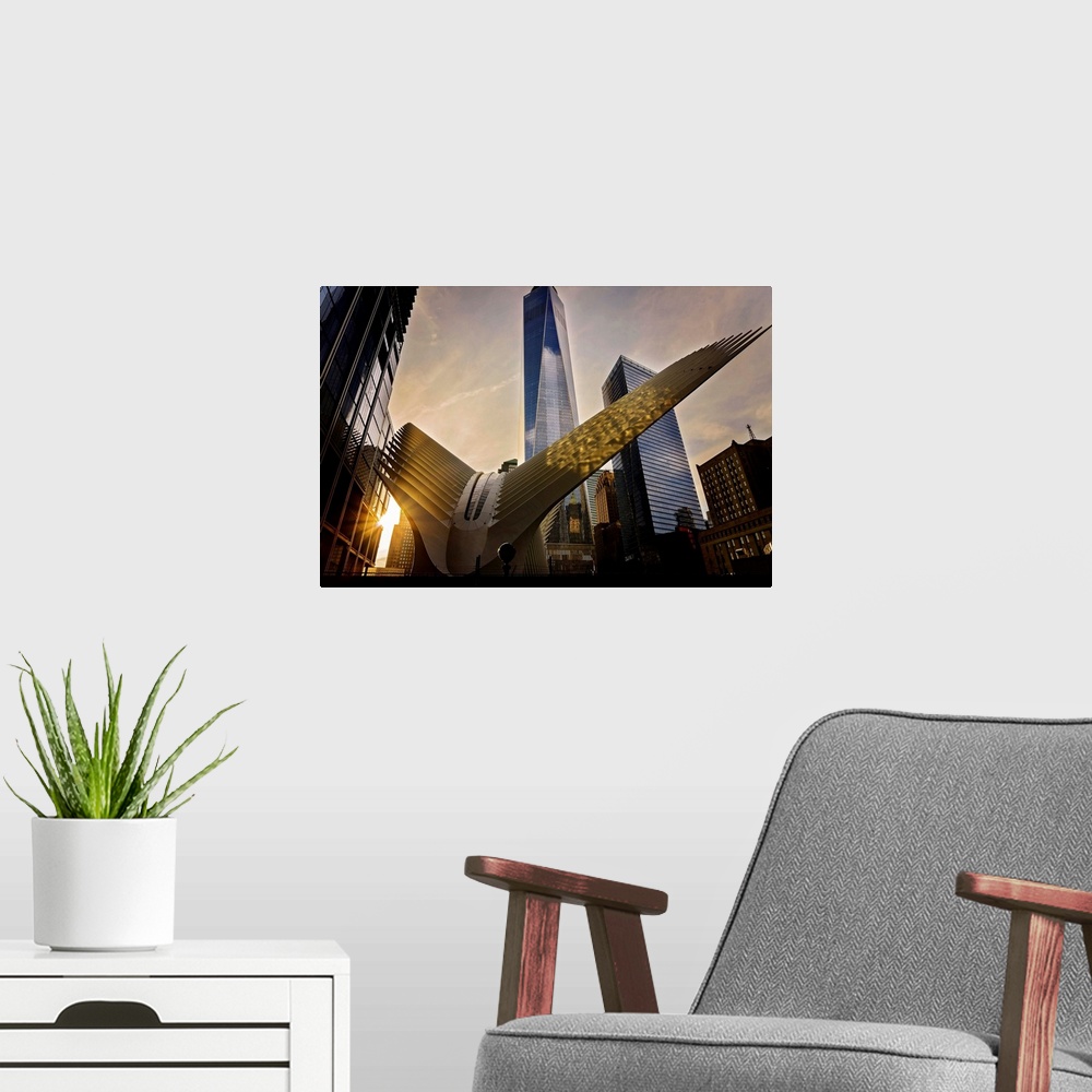A modern room featuring Freedom Tower And Oculus