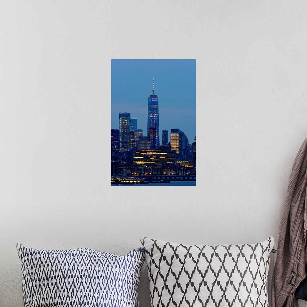 A bohemian room featuring Freedom Tower At Night