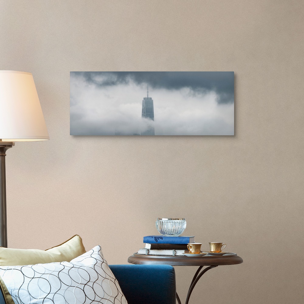 A traditional room featuring Freedom Tower Panoramic View Among Clouds