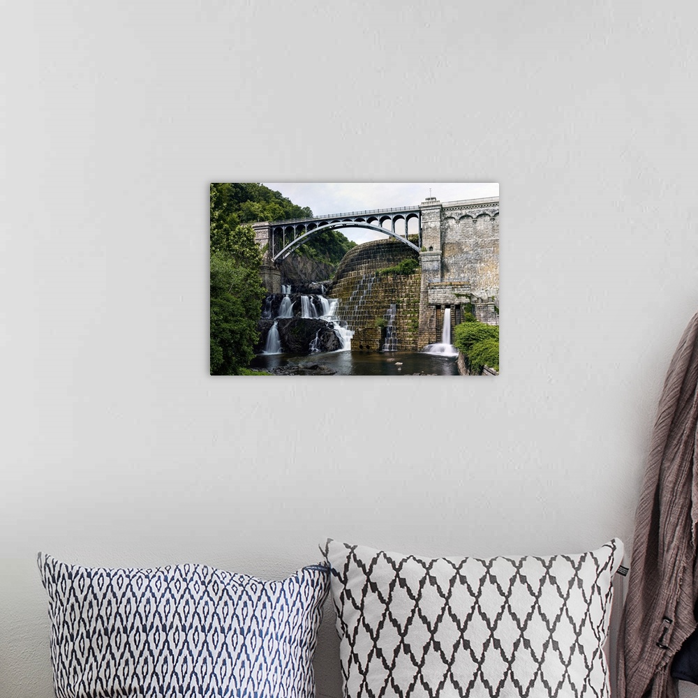 A bohemian room featuring New Croton Dam In Croton George Park In New York