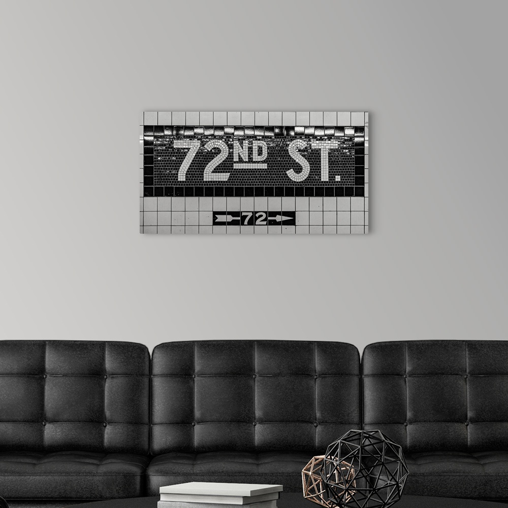 A modern room featuring New York City Subway Station At 72nd Street