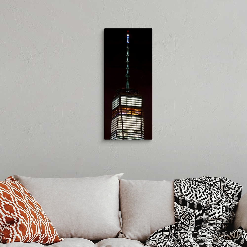 A bohemian room featuring Top Of Freedom Tower