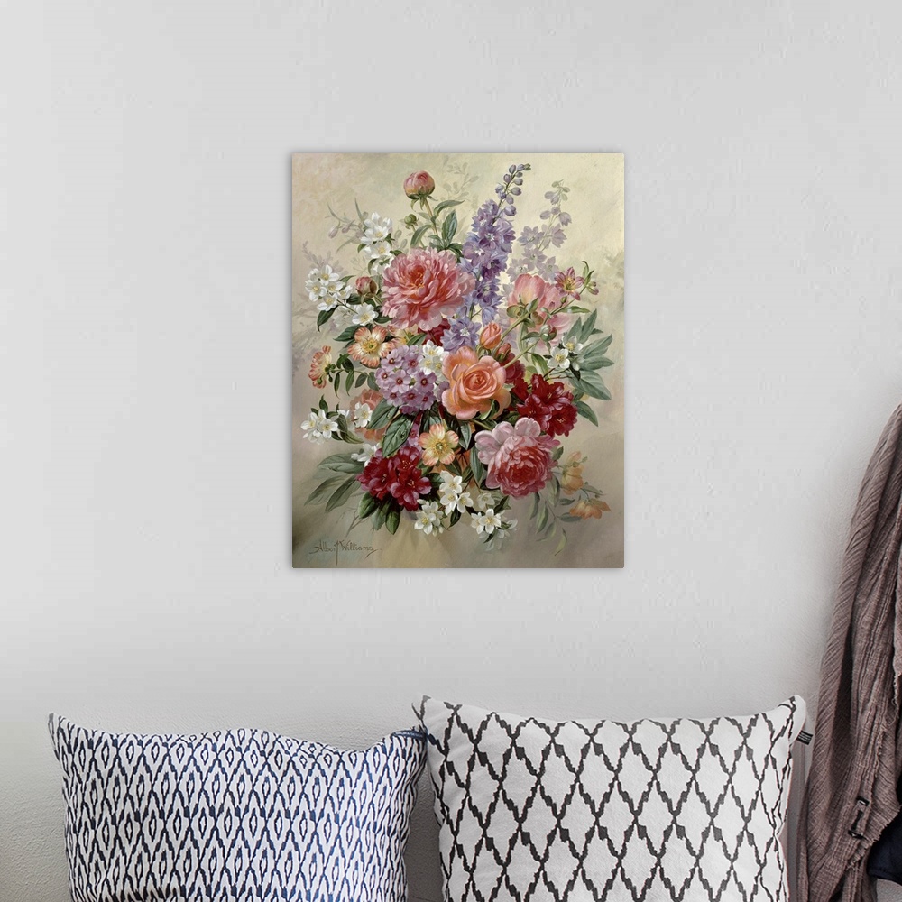 A bohemian room featuring A High Summer Bouquet
