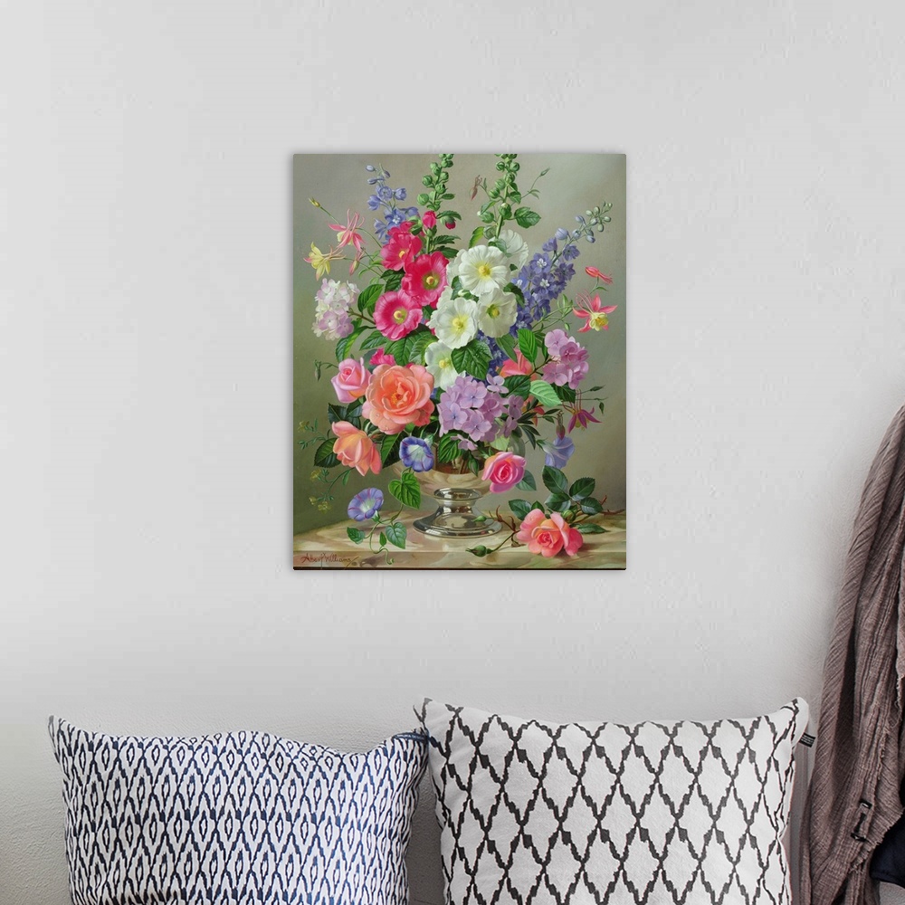 A bohemian room featuring A September Floral Arrangement