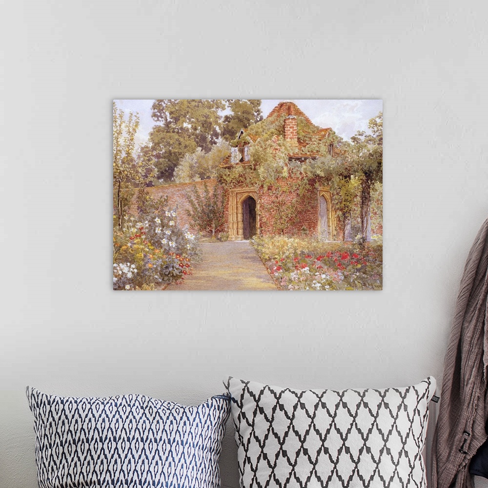A bohemian room featuring A Walled Garden with Old Garden House