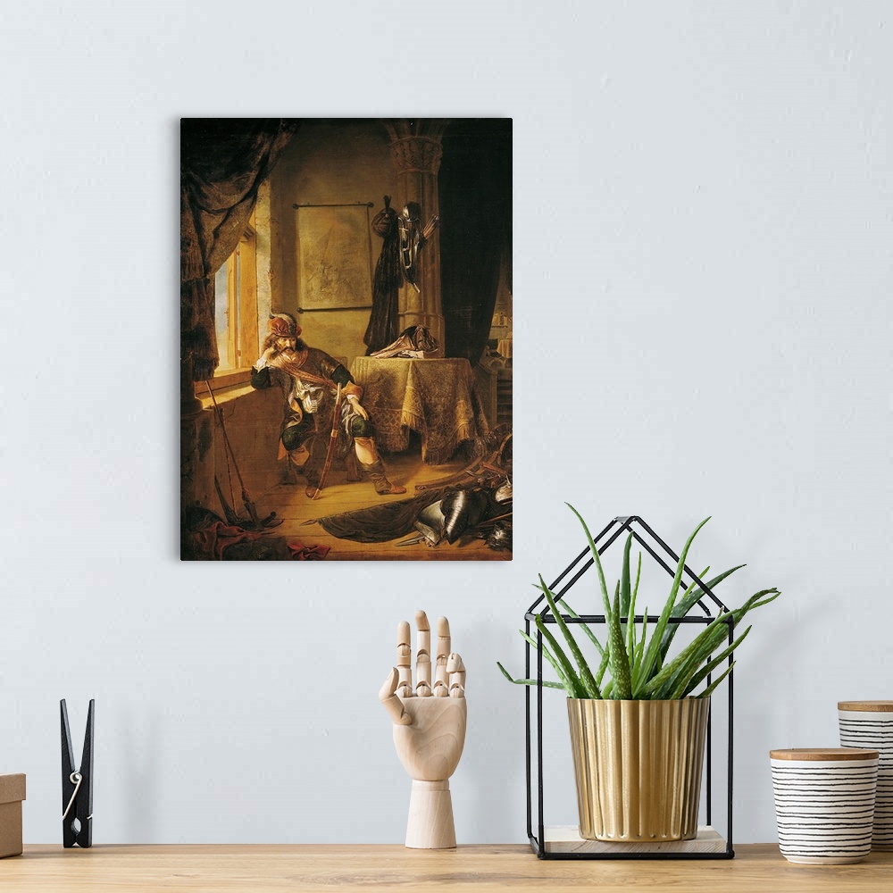 A bohemian room featuring A Warrior in Thought