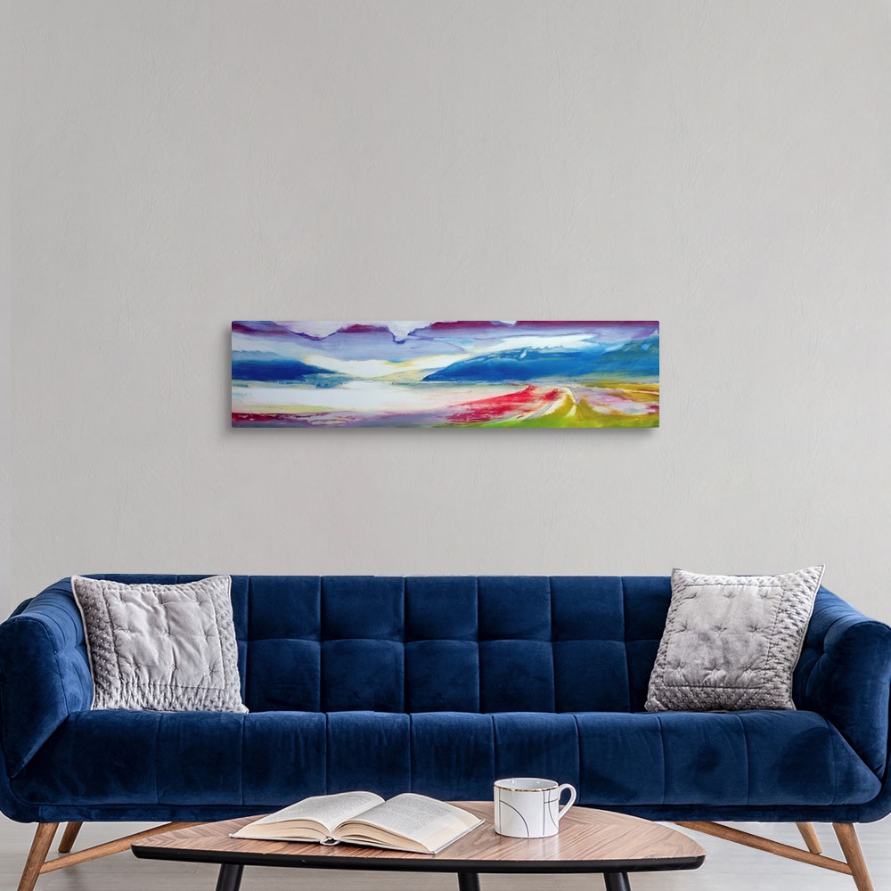A modern room featuring Abstract Composition