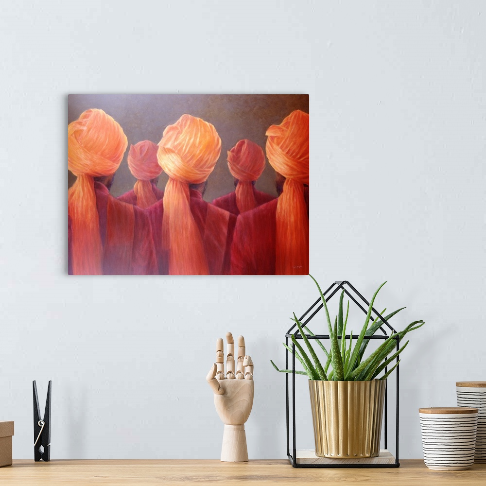 A bohemian room featuring All Five Heads