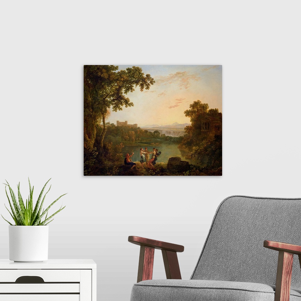 A modern room featuring Apollo and the Seasons