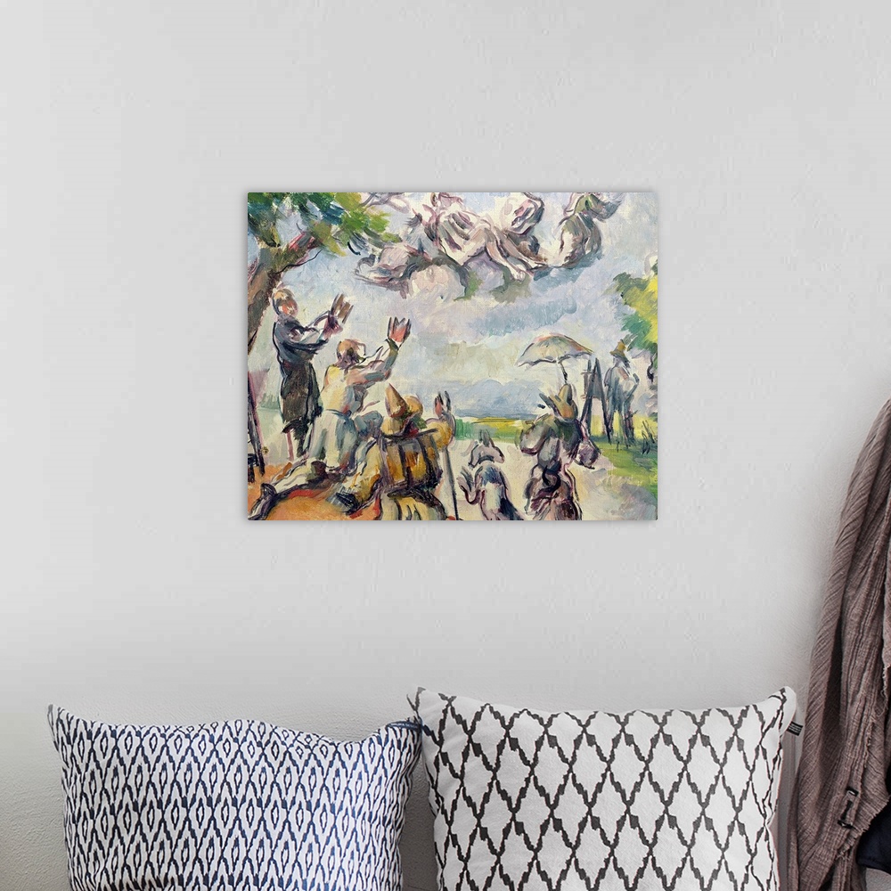 A bohemian room featuring Apotheosis of Delacroix