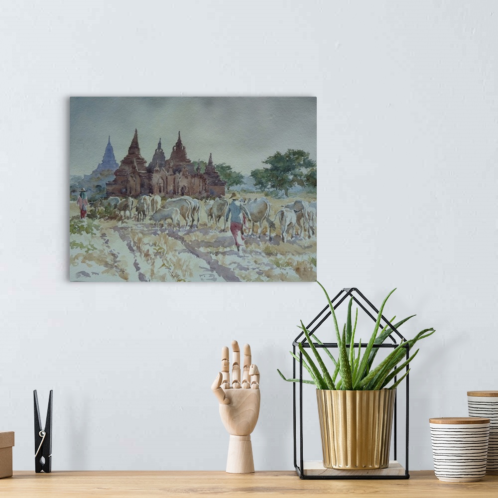 A bohemian room featuring Bagan, Homewards Herding