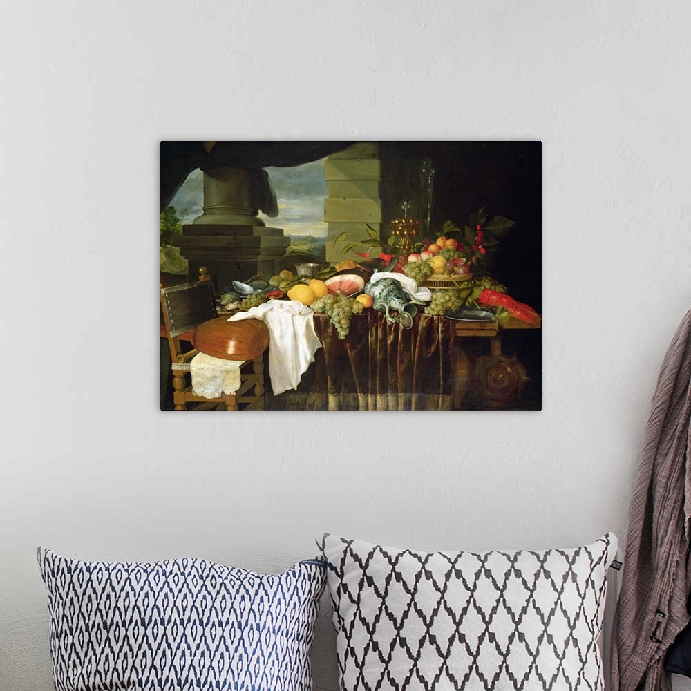 A bohemian room featuring Banquet Still Life
