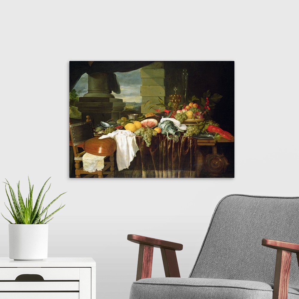 A modern room featuring Banquet Still Life