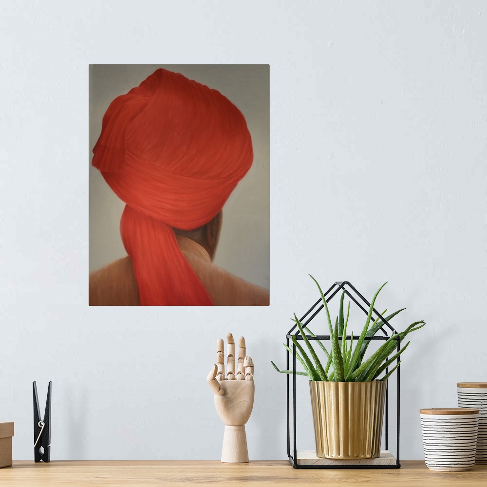 A bohemian room featuring Big Red Turban