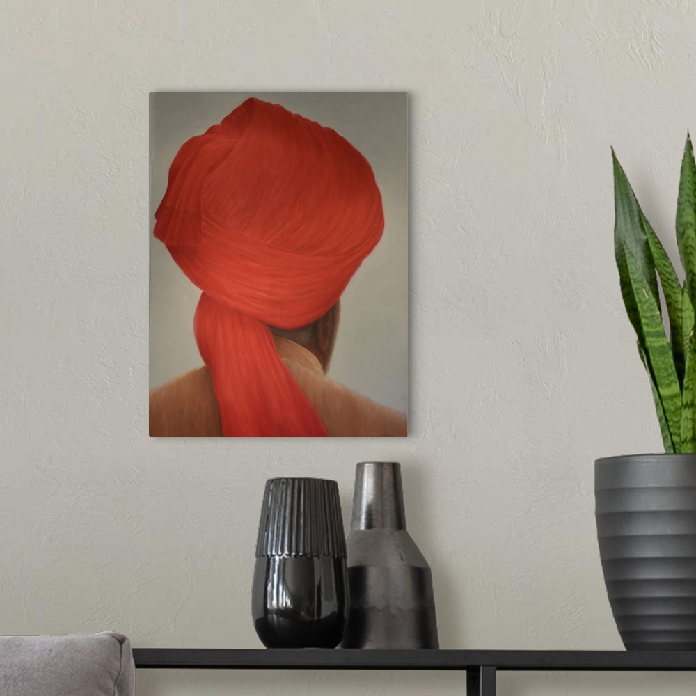 A modern room featuring Big Red Turban
