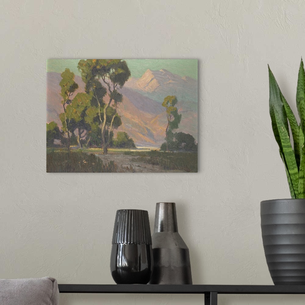 A modern room featuring California landscape