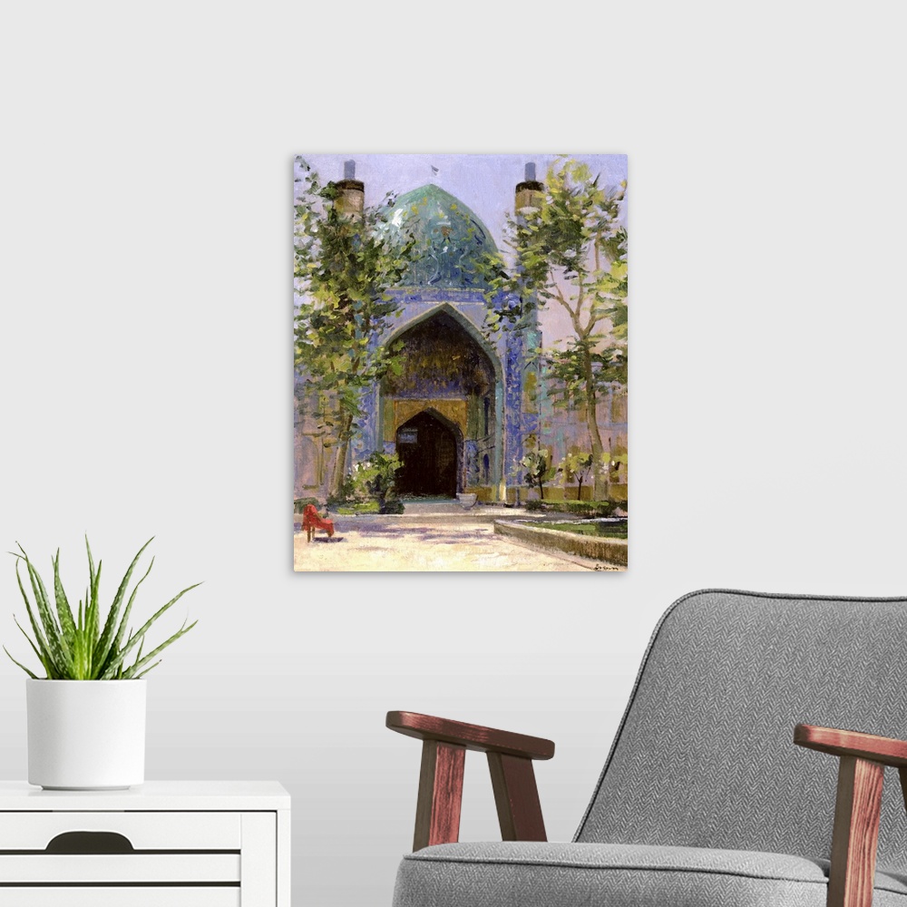 A modern room featuring Chanbagh Madrasses, Isfahan