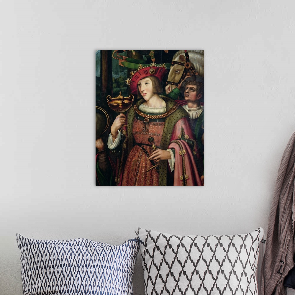 A bohemian room featuring Charles Vth (1500-1558) of Spain