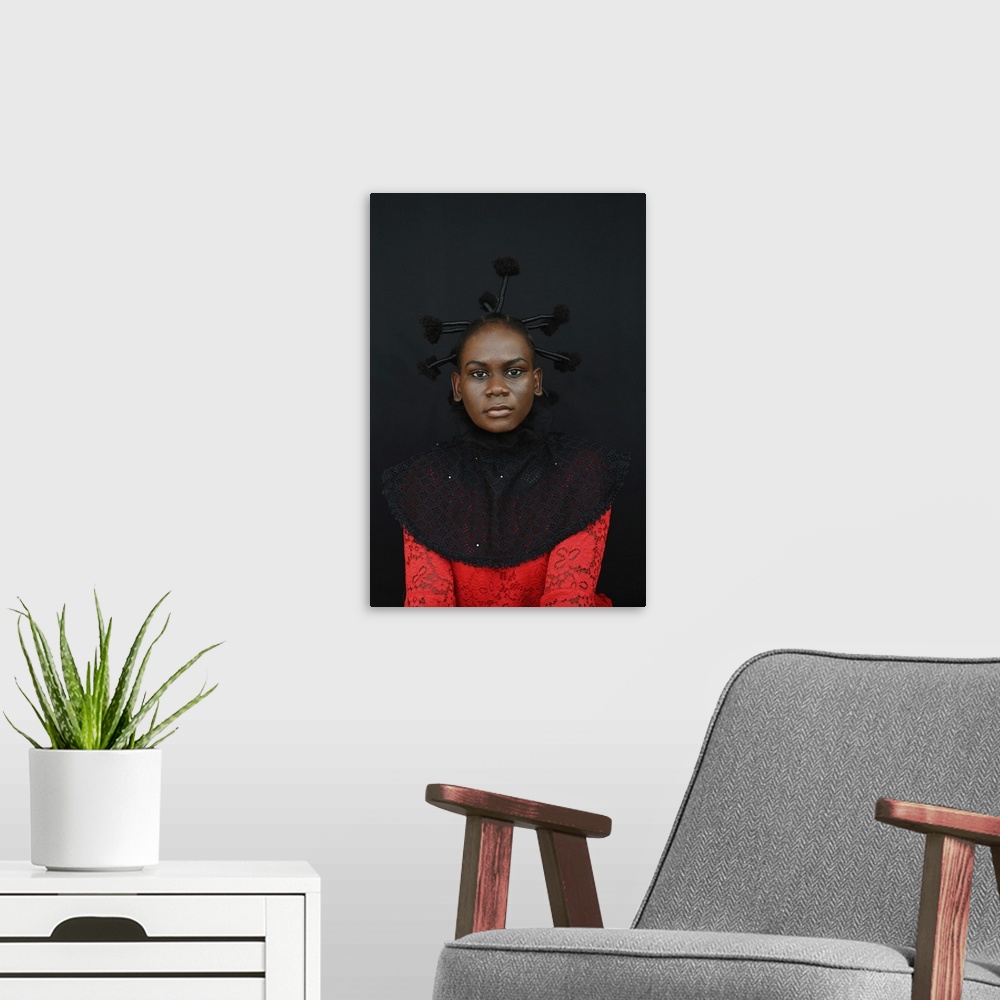 A modern room featuring Clins D'oeil 1, 2019