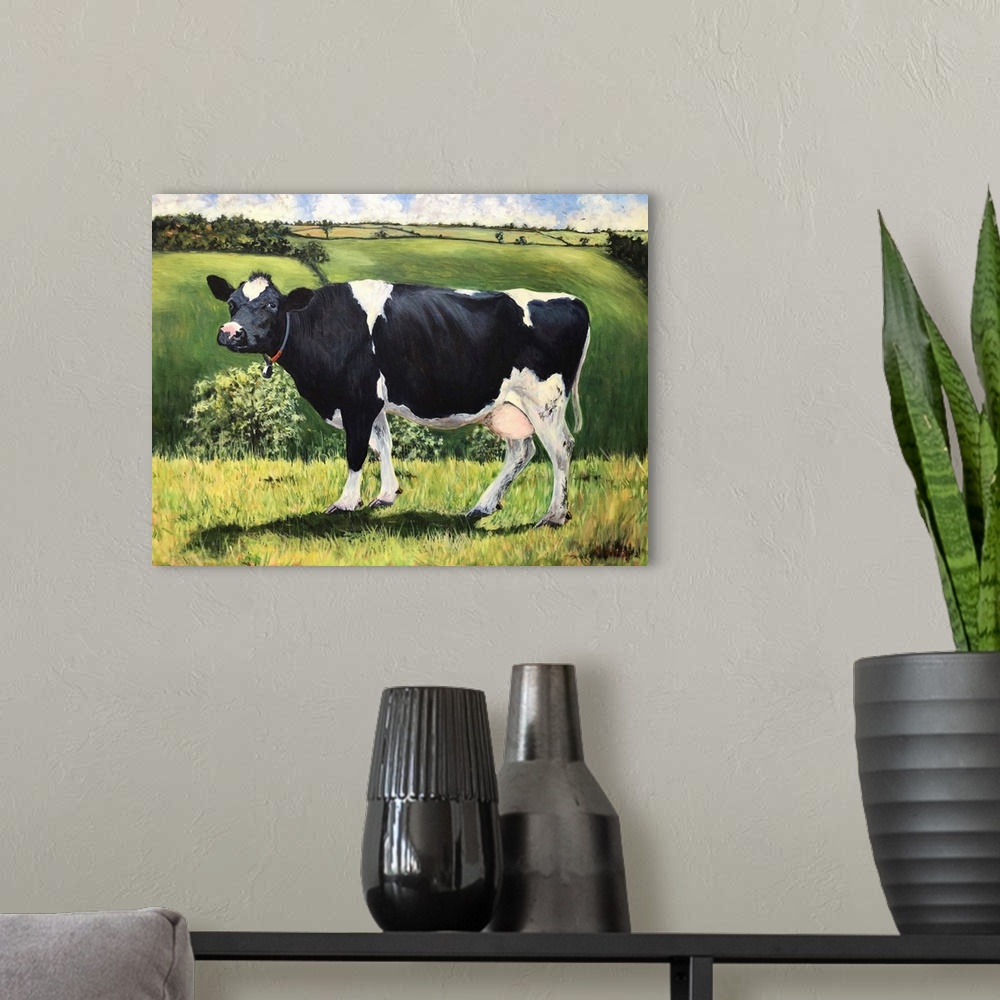 A modern room featuring Cow, 2021