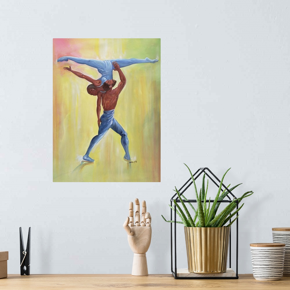 A bohemian room featuring Dance Couple.  By Ikahl Beckford.