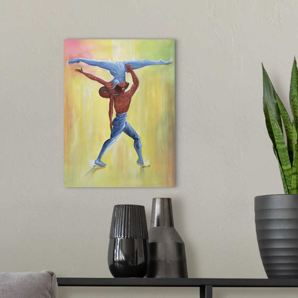 A modern room featuring Dance Couple.  By Ikahl Beckford.