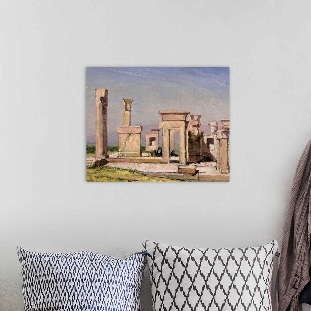 A bohemian room featuring Darius' Palace, Persepolis