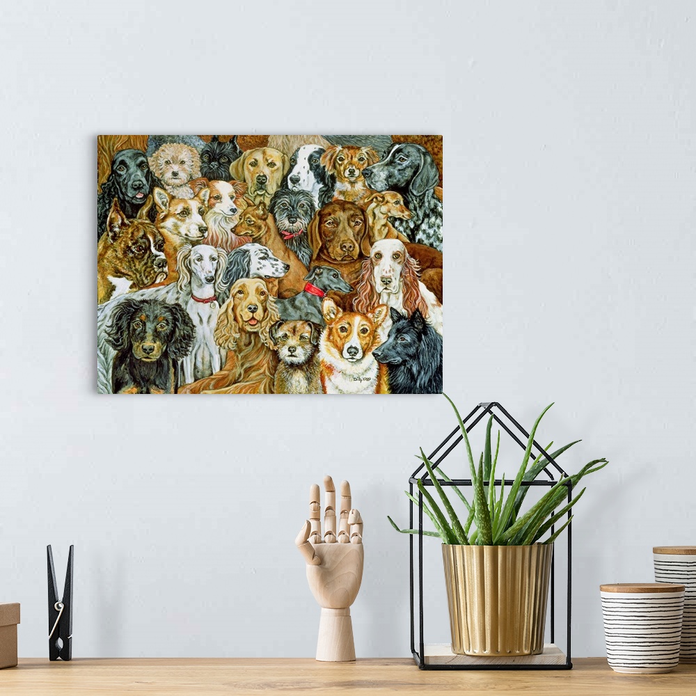 A bohemian room featuring Dog Spread