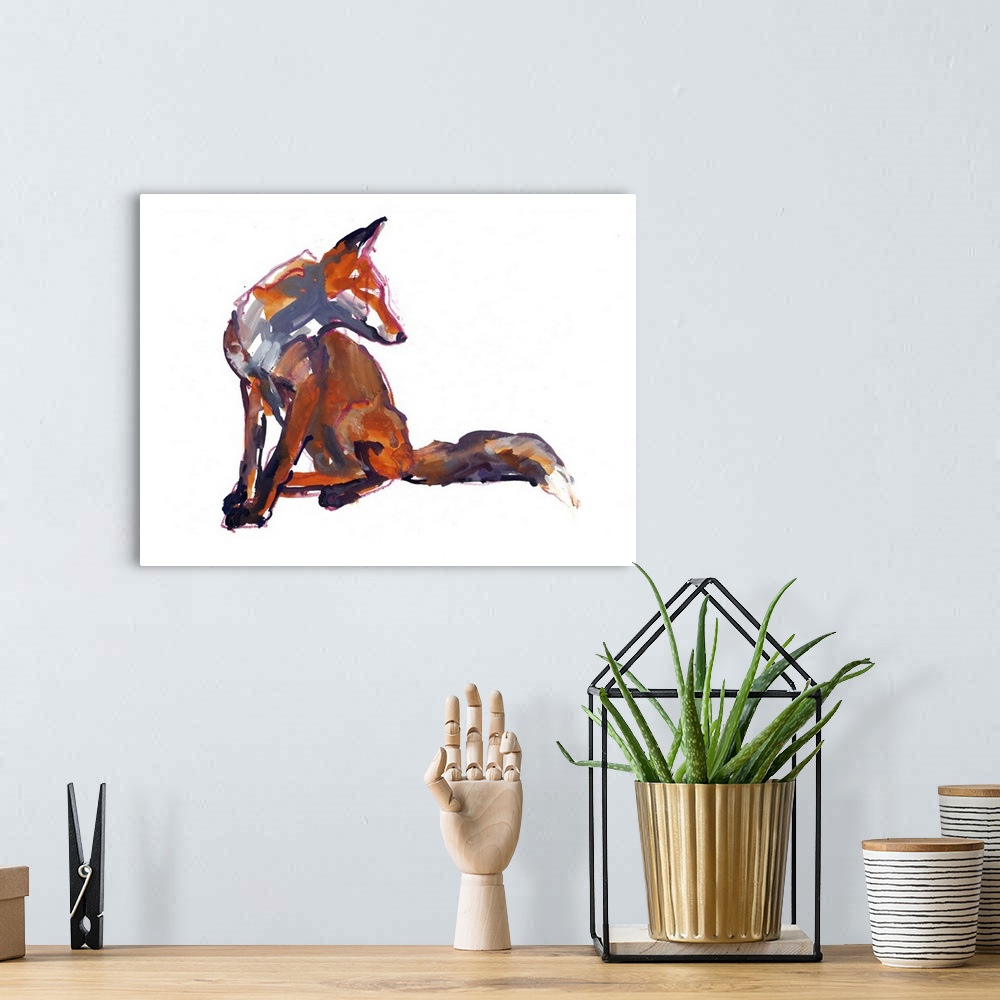 A bohemian room featuring Elegant Youngster (Red Fox), 2021
