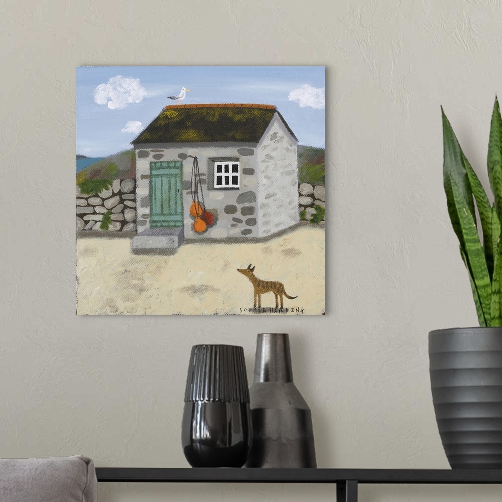A modern room featuring Fisherman's Hut And Whippet