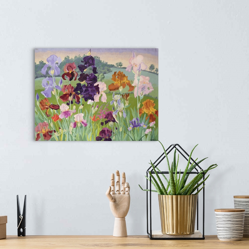 A bohemian room featuring Flowers In The Field
