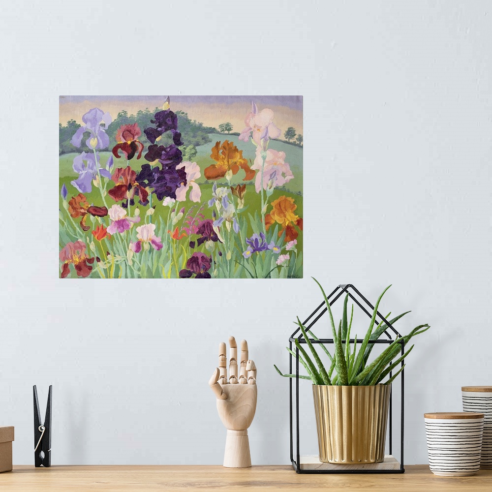 A bohemian room featuring Flowers In The Field