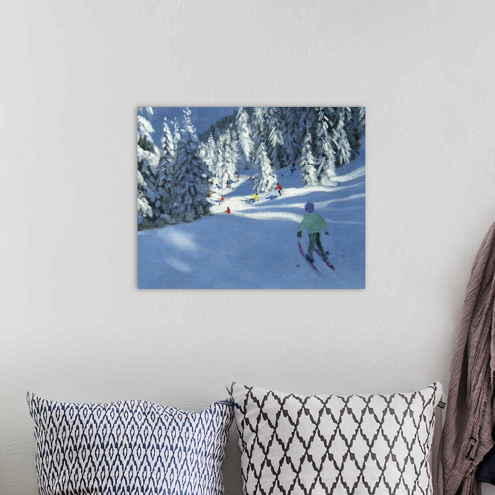 A bohemian room featuring Fresh Snow, Morzine, France