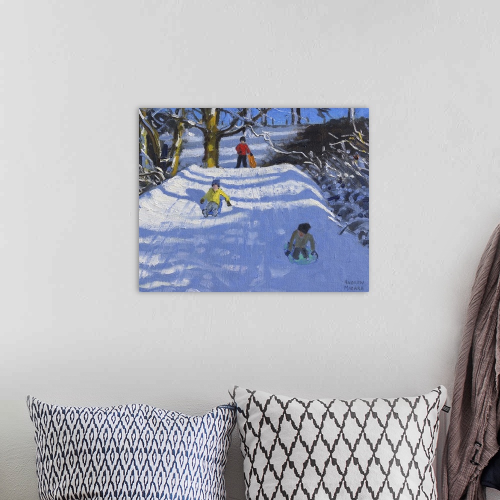 A bohemian room featuring Fun in the Snow