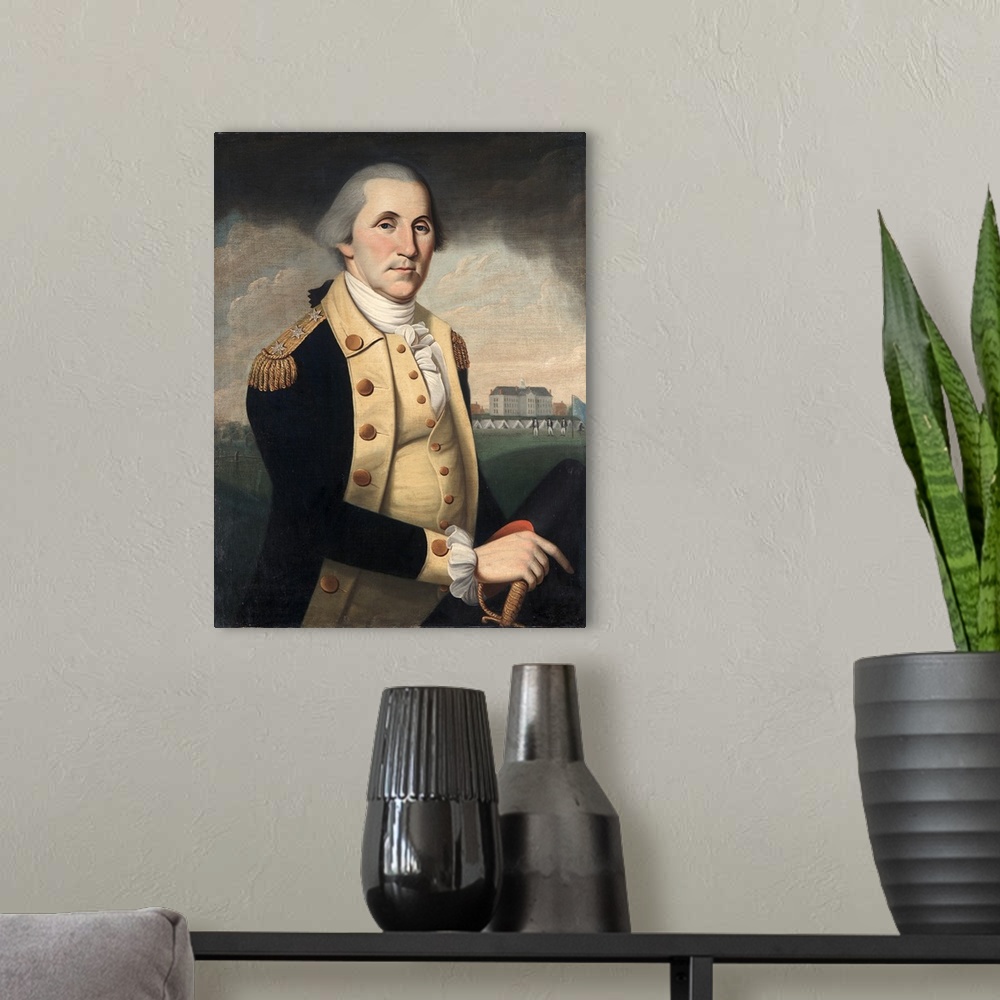 A modern room featuring George Washington, 1790-93