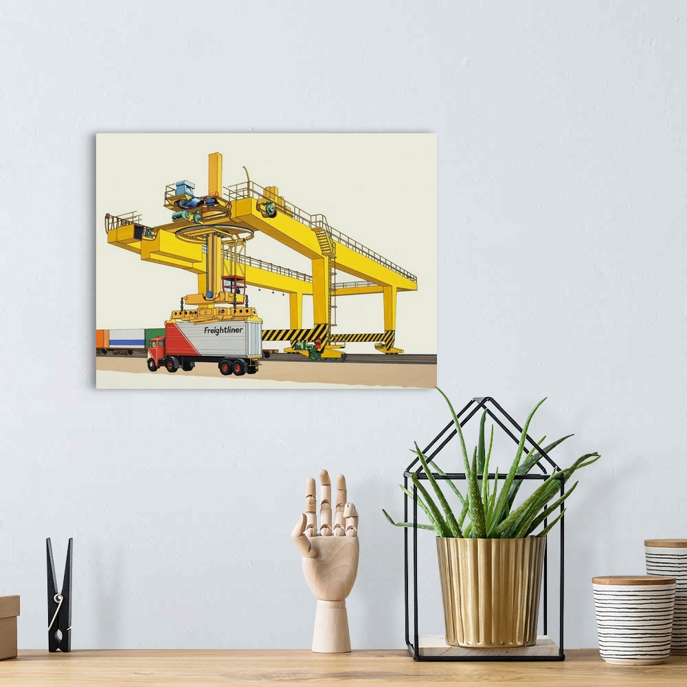 A bohemian room featuring The Arrol Goliath 2-6-3. Giant mobile cranes are revolutionising the way freight is carried from ...