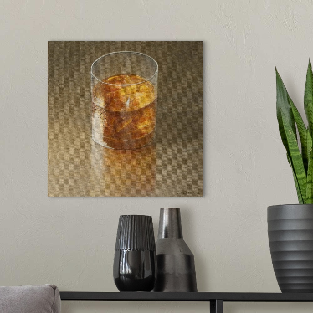 A modern room featuring Glass of Whisky, 2010