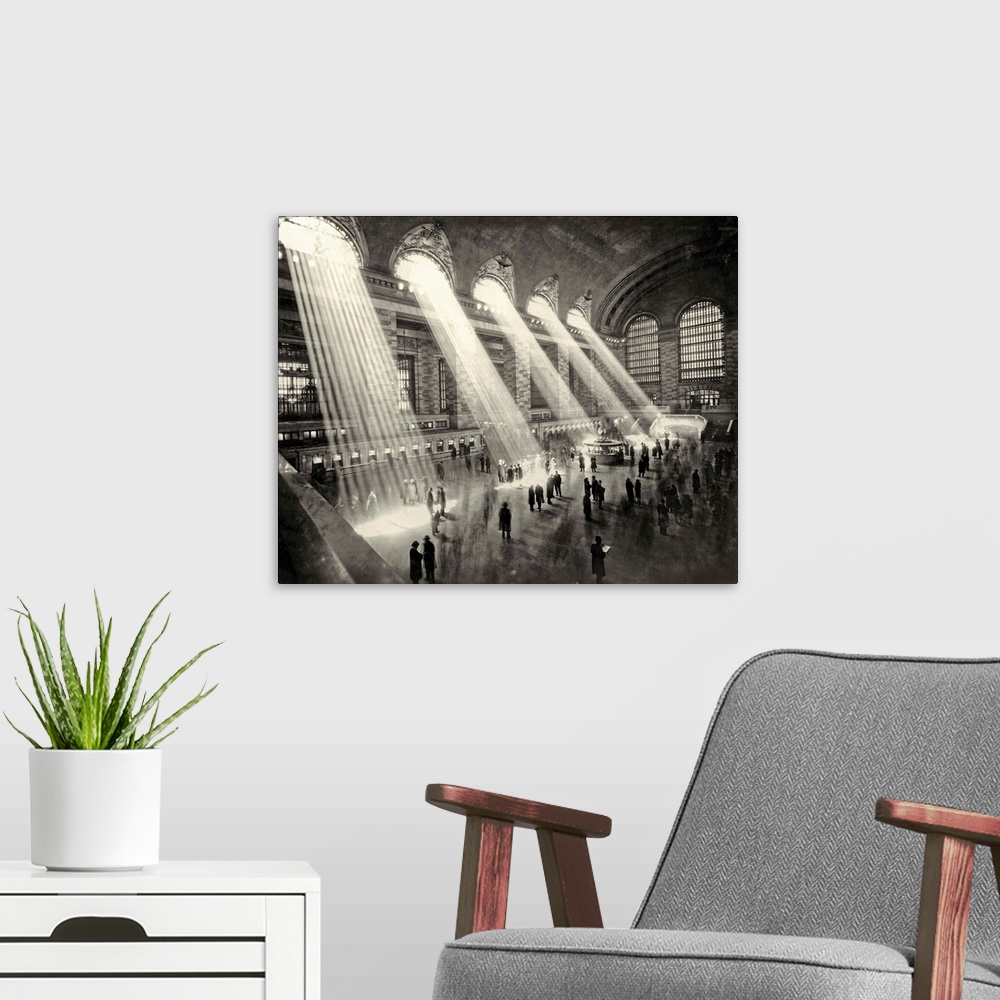 A modern room featuring Grand Central Terminal (GCT) is a commuter (and former intercity) railroad terminal at 42nd Stree...