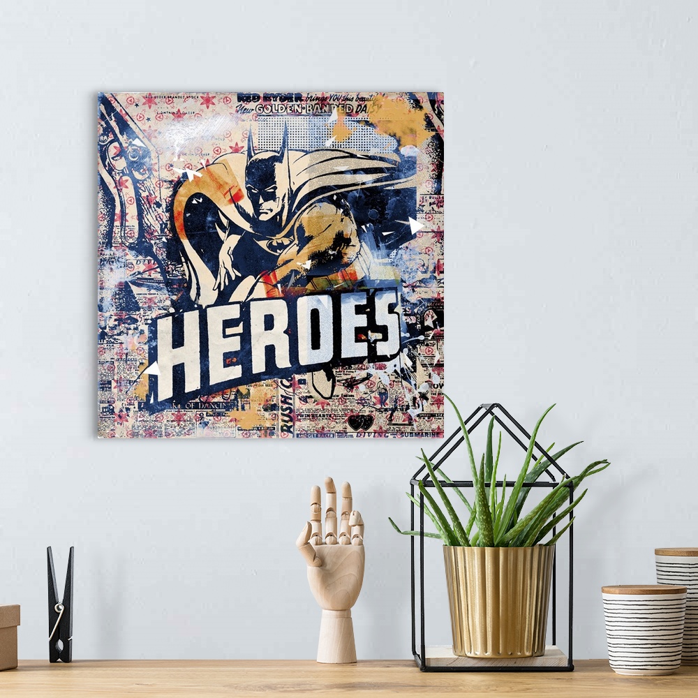A bohemian room featuring Heroes, 2016
