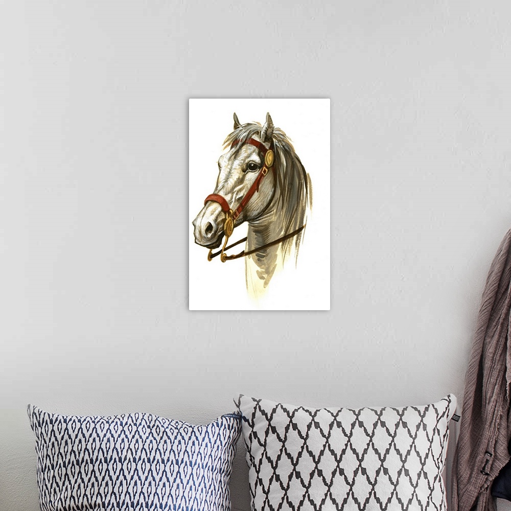 A bohemian room featuring Horse