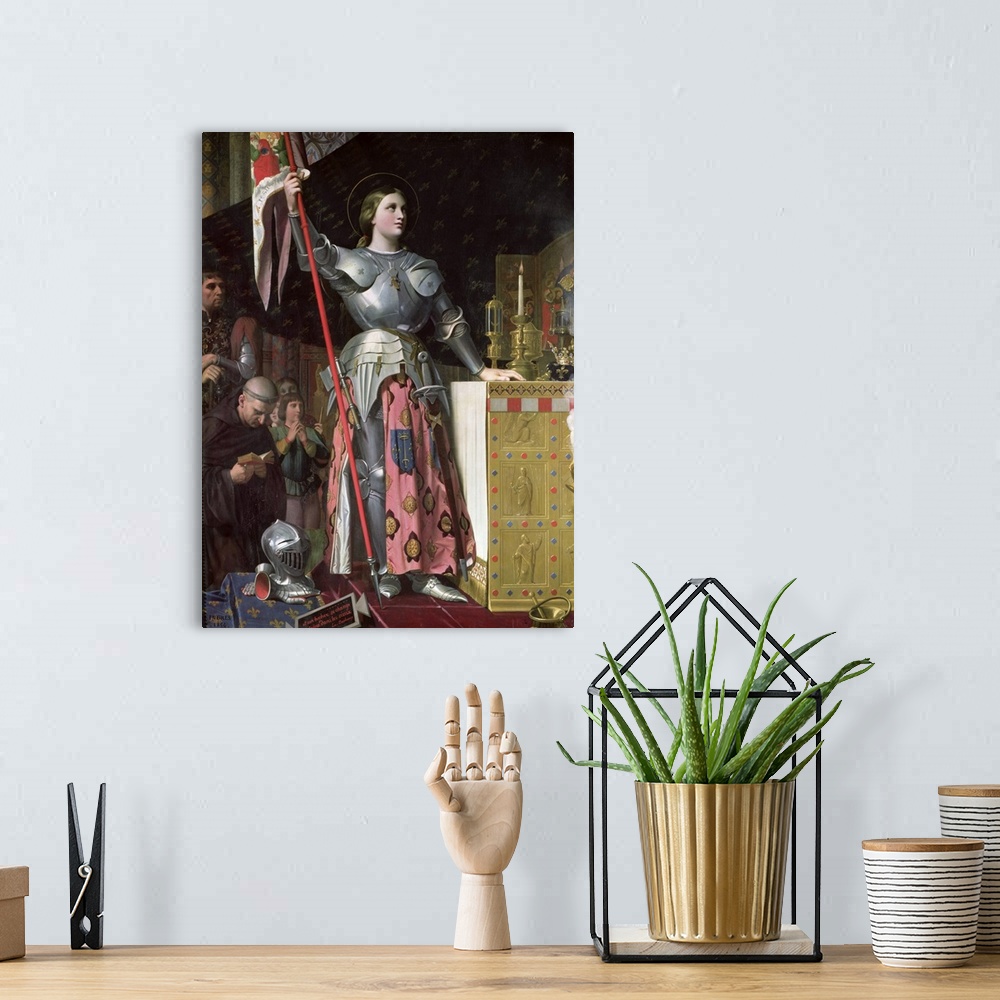 A bohemian room featuring XIR66704 Joan of Arc (1412-31) at the Coronation of King Charles VII (1403-61) 17th July 1429, 18...
