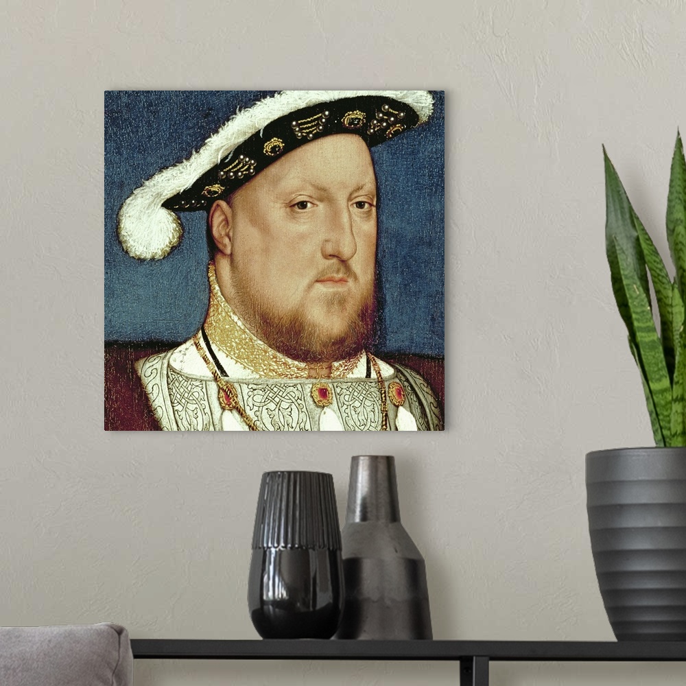 A modern room featuring King Henry VIII