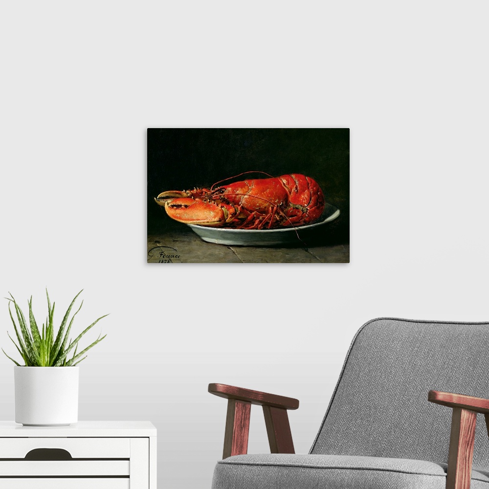 A modern room featuring Lobster, 1878