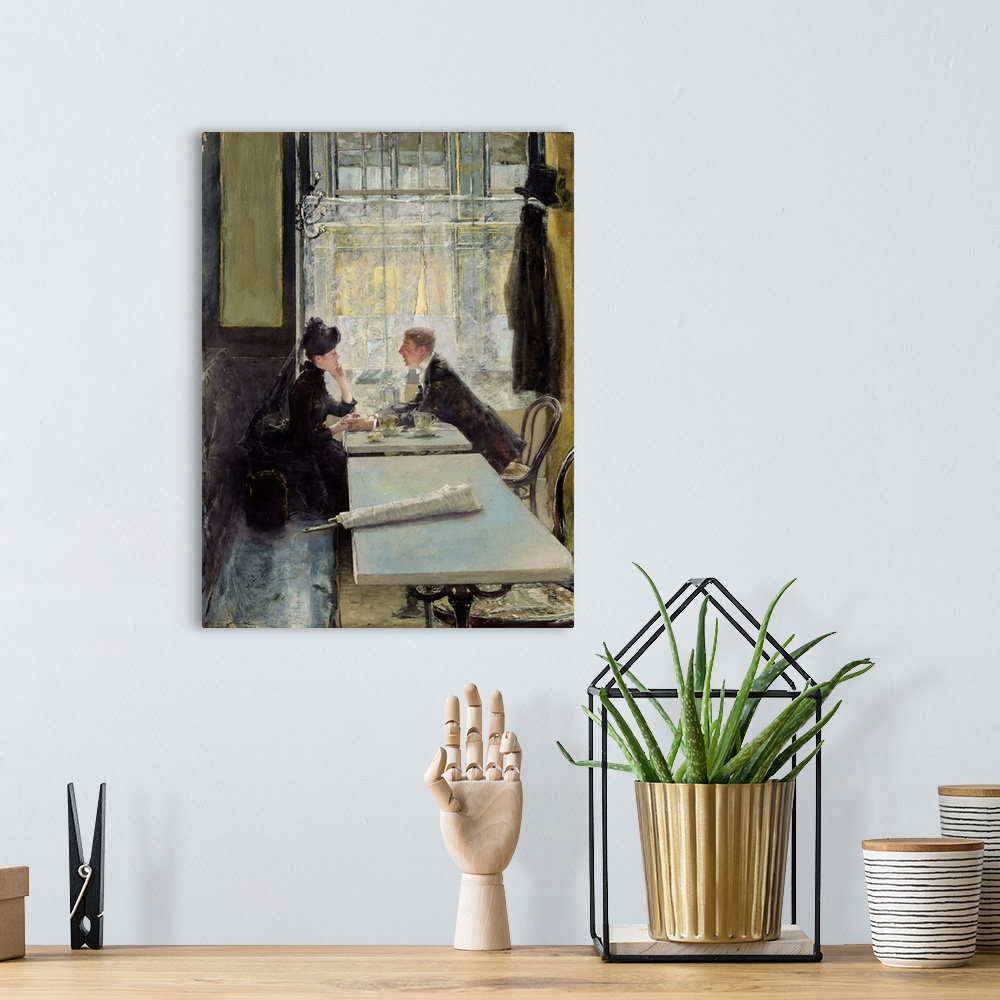 A bohemian room featuring Lovers in a Cafe