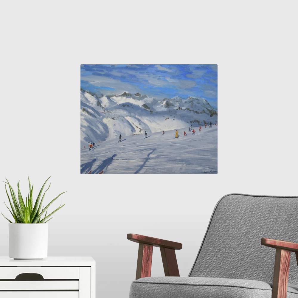 A modern room featuring Mountain Tops, Tignes, 2009