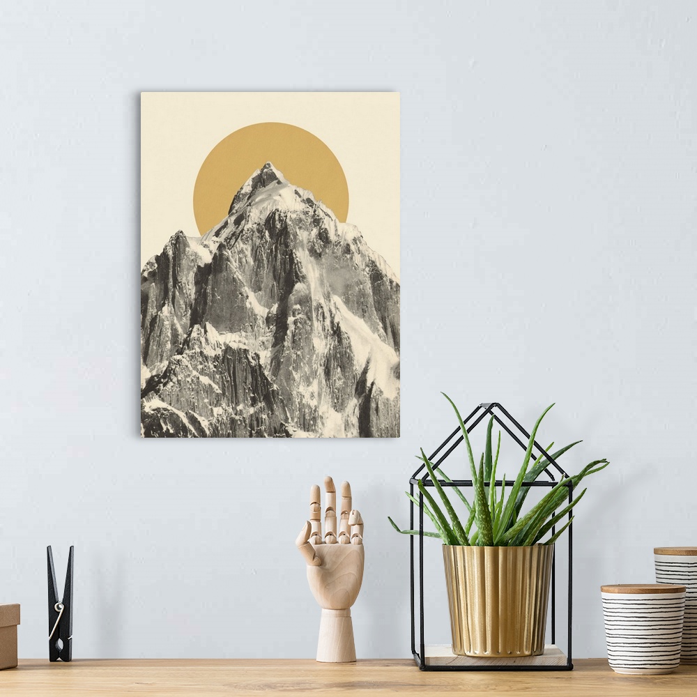 A bohemian room featuring Mountainscape 5, 2019